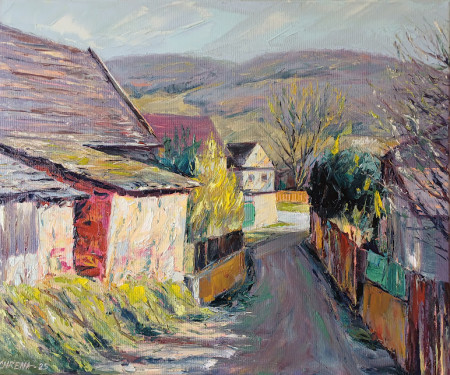 Jar v Borinke, olej, 50x60, 2025